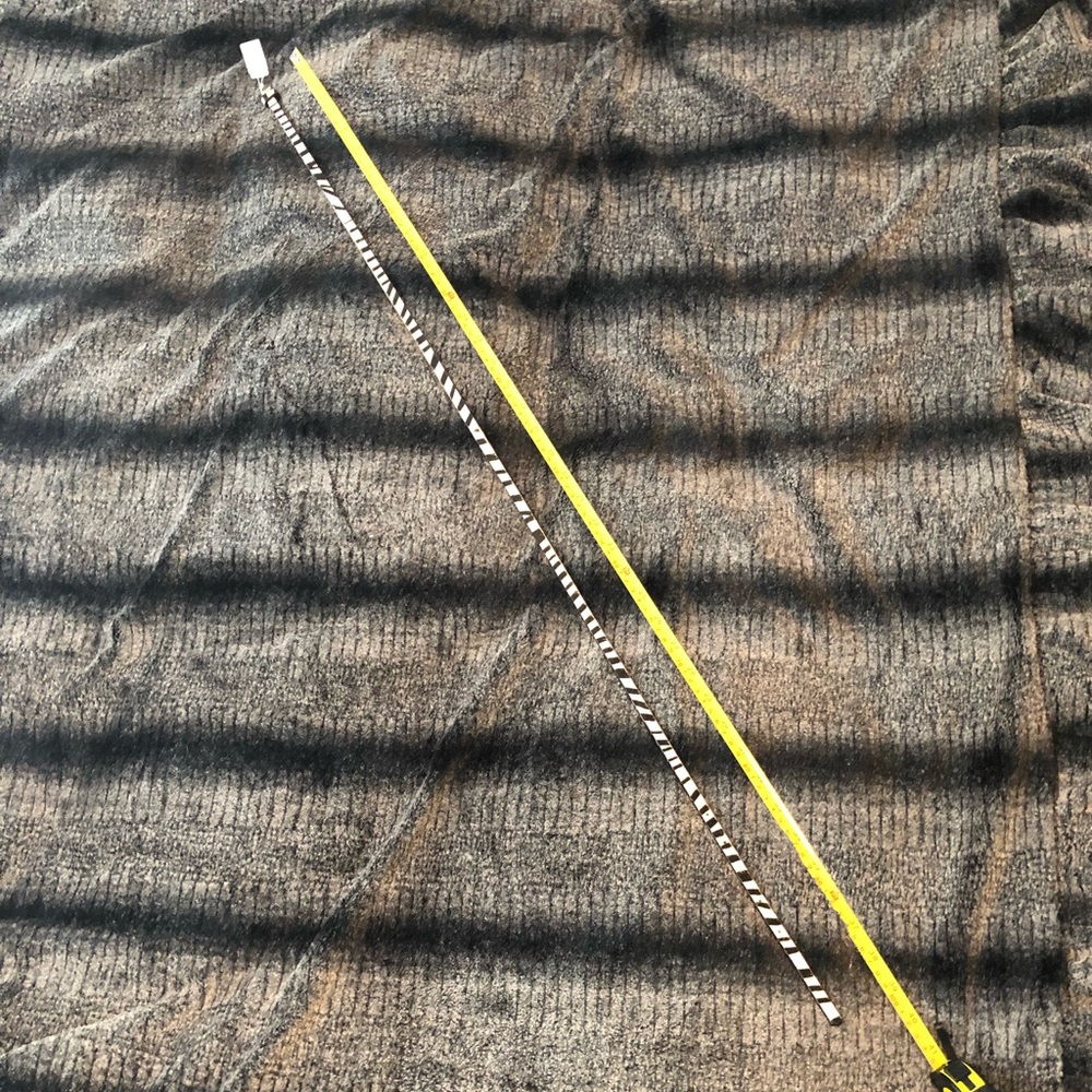 NWT J. Crew Factory Zebra Hair Calf Skinny Belt